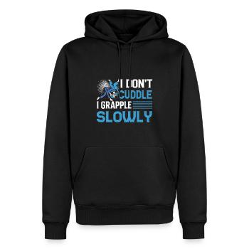 Martial Arts BJJ Brazilian Jiu Jitsu - Männer Premium Bio Hoodie - Schwarz - Vorne - Nico (187cm)