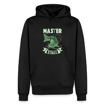Master Baiter - Wels Catfish Angler Fischen Angeln - Männer Premium Bio Hoodie - Schwarz - Vorne - Nico (187cm)