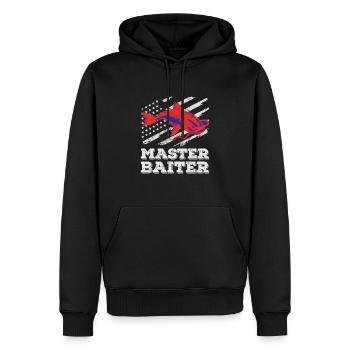 Master Baiter - Wels Catfish Angler Fischen Angeln - Männer Premium Bio Hoodie - Schwarz - Vorne - Nico (187cm)
