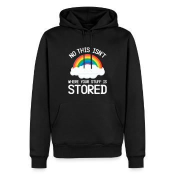 Sysadmin Cloud Computing-Ingenieur - Männer Premium Bio Hoodie - Schwarz - Vorne - Nico (187cm)