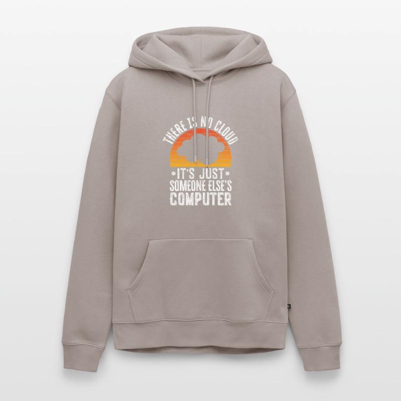 Cloud Computing Informatik Programmierung Dev Männer Premium Bio Hoodie
