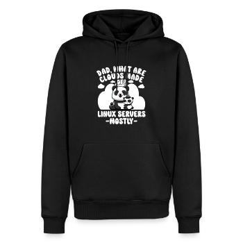 Cloud Computing Informatik Programmierung Dev - Männer Premium Bio Hoodie - Schwarz - Vorne - Nico (187cm)