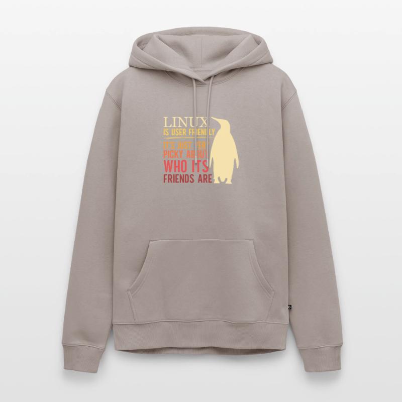 Linux Is User Friendly - Cloud Computing Engineer Männer Premium Bio Hoodie