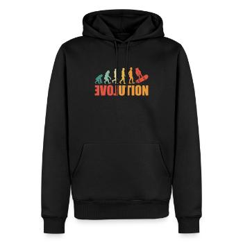 Fingerboard Finger Skateboard Fingerboarding - Sweat à capuche Premium bio Homme - noir - Devant - Nico (187cm)
