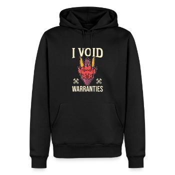I Void Warranties Kfz Mechaniker LKW Mechatroniker - Männer Premium Bio Hoodie - Schwarz - Vorne - Nico (187cm)