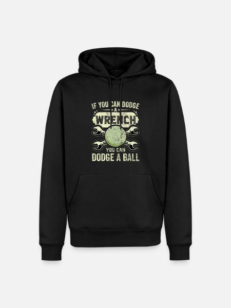 Dodgeball Team Sports - Men’s Premium Organic Hoodie - black