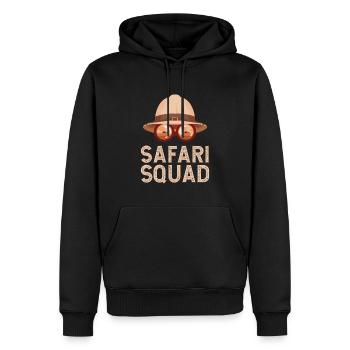 Safari Squad - African Safari Adventures - Männer Premium Bio Hoodie - Schwarz - Vorne - Nico (187cm)