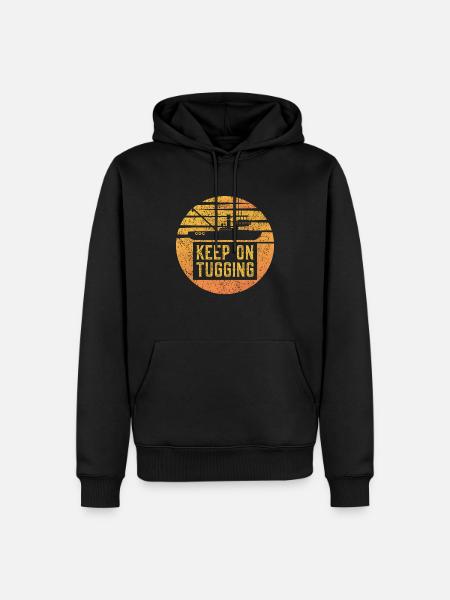 Schlepper Schleppboot Tug Life - Männer Premium Bio Hoodie - Schwarz