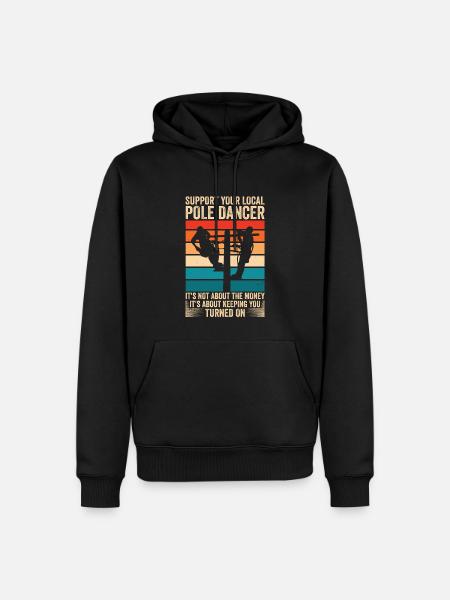 Hochspannungselektriker Stromnetz - Männer Premium Bio Hoodie - Schwarz