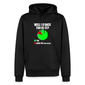 Tanzen Spruch Ballsaal Paartanz Tanz Tanzfläche - Männer Premium Bio Hoodie - Schwarz - Vorne - Nico (187cm)