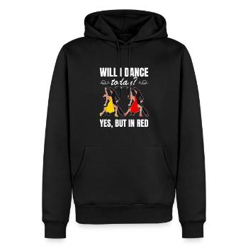 Tanzen Spruch Ballsaal Paartanz Tanz Tanzfläche - Männer Premium Bio Hoodie - Schwarz - Vorne - Nico (187cm)