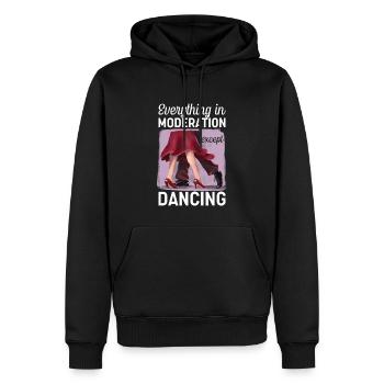 Tanzen Spruch Ballsaal Paartanz Tanz Tanzfläche - Männer Premium Bio Hoodie - Schwarz - Vorne - Nico (187cm)