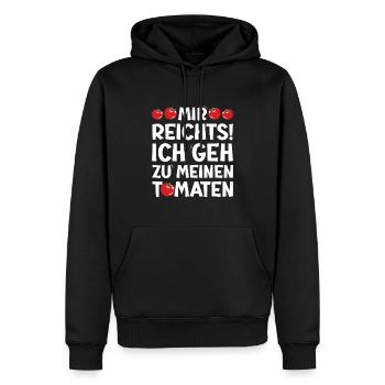 Gehe Zu Tomaten Tomatensorten Gartenfreunde - Männer Premium Bio Hoodie - Schwarz - Vorne - Nico (187cm)