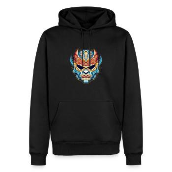 Lucha Libre Mexikanische Wrestling Maske Luchador - Männer Premium Bio Hoodie - Schwarz - Vorne - Nico (187cm)