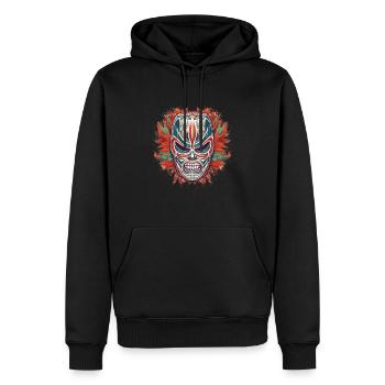 Lucha Libre Mexikanische Wrestling Maske Luchador - Männer Premium Bio Hoodie - Schwarz - Vorne - Nico (187cm)