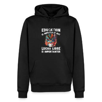 Lucha Libre Mexikanische Wrestling Maske Luchador - Männer Premium Bio Hoodie - Schwarz - Vorne - Nico (187cm)