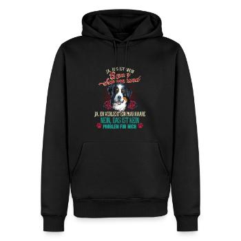 Berner Sennenhund Problem - Männer Premium Bio Hoodie - Schwarz - Vorne - Nico (187cm)
