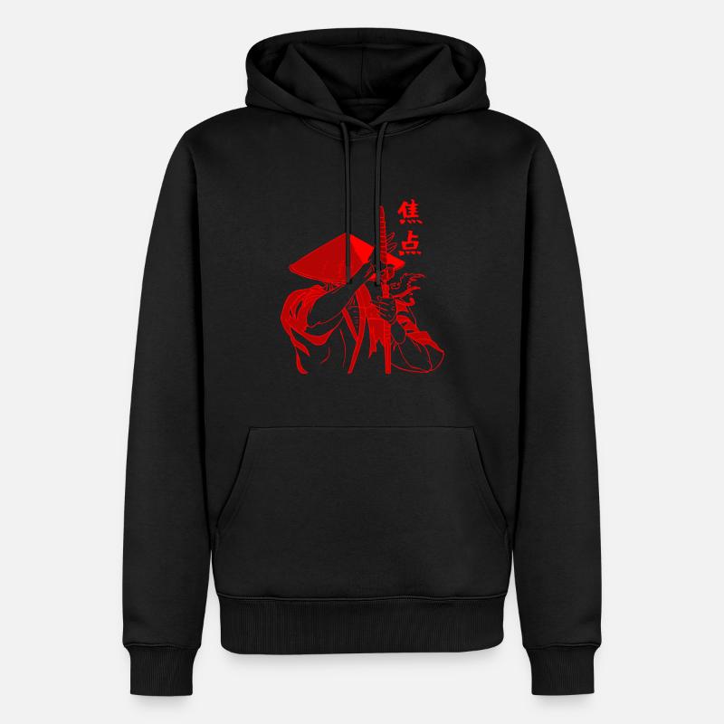 Épée de samouraï japon katana - Sweat à capuche Premium bio Homme - noir