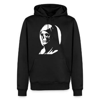 Enträtseln Sie das Geheimnis mit Unholy Nun, Gothic und - Männer Premium Bio Hoodie - Schwarz - Vorne - Nico (187cm)