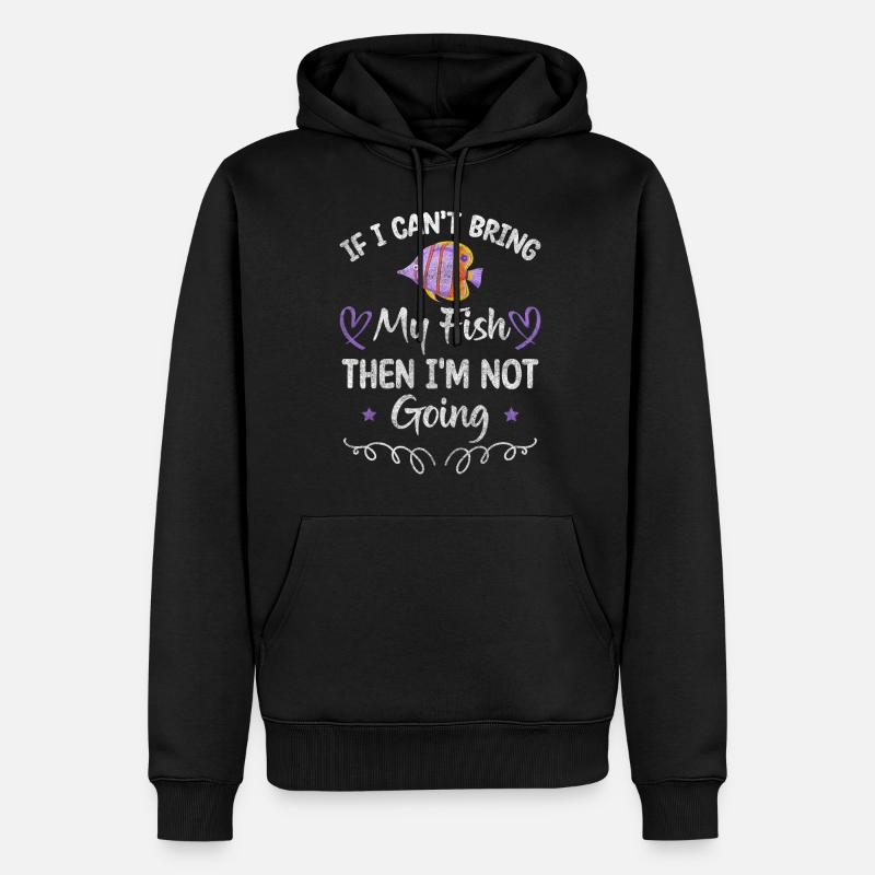 Poisson Poissons d’ornement - Sweat à capuche Premium bio Homme - noir