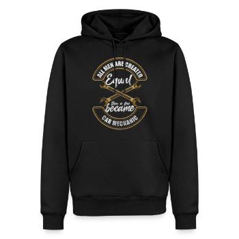 Car Master Tinkerer - Men’s Premium Organic Hoodie - black - Front - Nico (187cm)