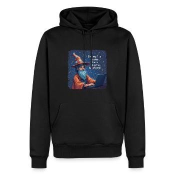 I'm Not a Coder I'm a Digital Wizard Programmierer - Männer Premium Bio Hoodie - Schwarz - Vorne - Nico (187cm)