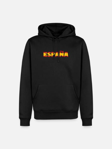 Spanien - Männer Premium Bio Hoodie - Schwarz