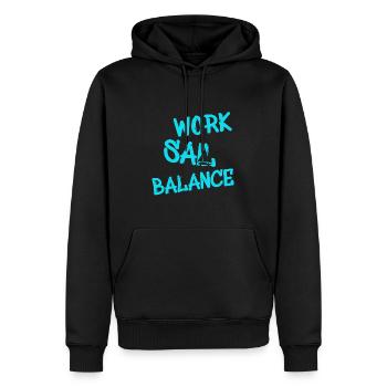 Segeln Segelboot Sailing Segler Sailer - Männer Premium Bio Hoodie - Schwarz - Vorne - Nico (187cm)
