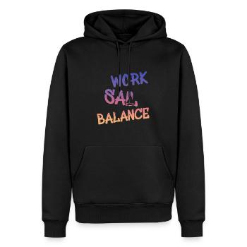 Segler, Segelboot, Sailer, Sailing - Männer Premium Bio Hoodie - Schwarz - Vorne - Nico (187cm)