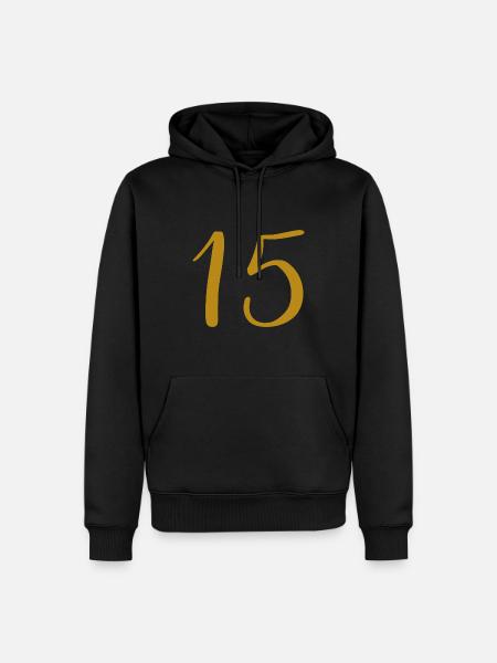 15 - Men’s Premium Organic Hoodie - black
