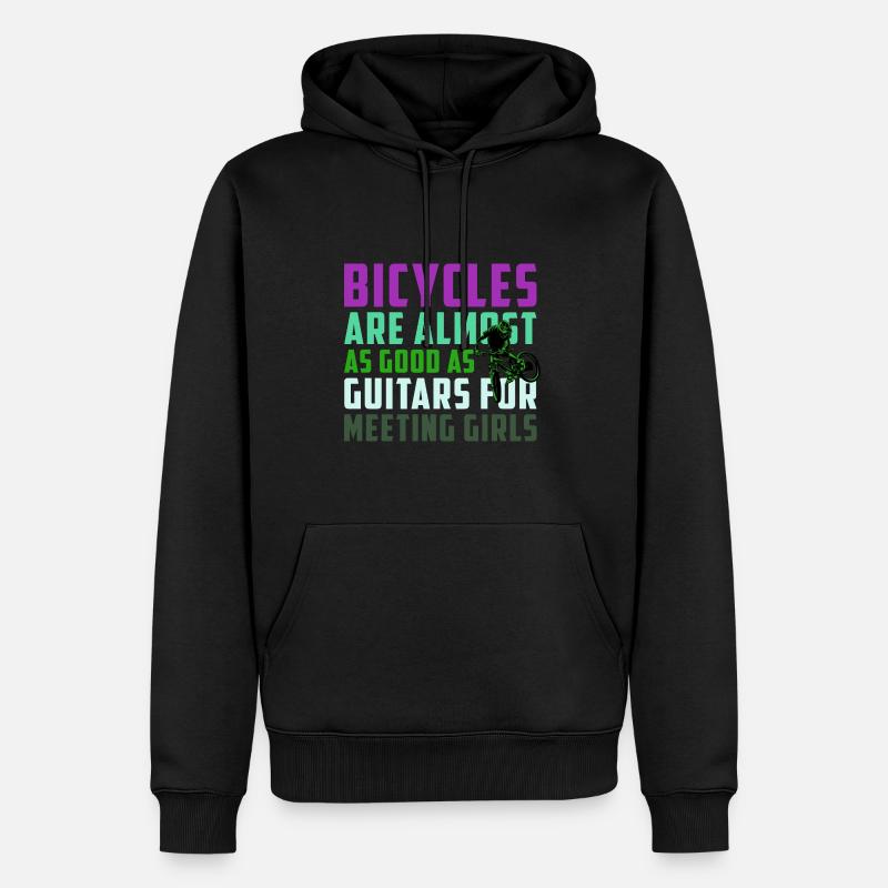 Projet 63 sans nom - Sweat à capuche Premium bio Homme - noir