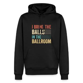 Tanzen Spruch Ballsaal Paartanz Tanz Tanzfläche - Männer Premium Bio Hoodie - Schwarz - Vorne - Nico (187cm)