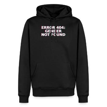 Rôles de genre du féminisme | Don égalitaire féministe - Sweat à capuche Premium bio Homme - noir - Devant - Nico (187cm)