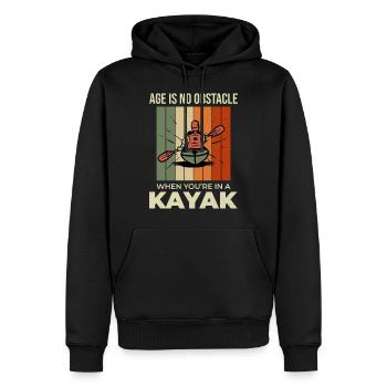 kayak Gradma Kayak Canoë Kayak Drôle - Sweat à capuche Premium bio Homme - noir - Devant - Nico (187cm)