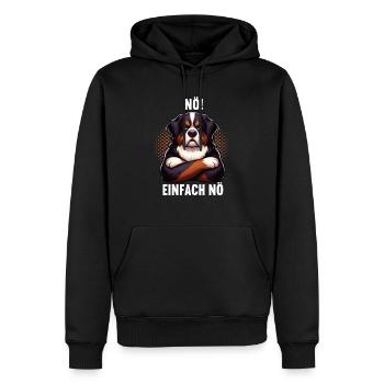 Nö Einfach Nö Australian Shepherd Aussie - Männer Premium Bio Hoodie - Schwarz - Vorne - Nico (187cm)