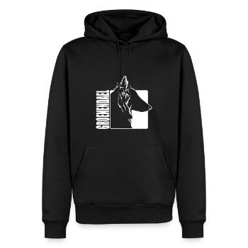 Groenendael Profil Chiens Chien Wilsigns - Sweat à capuche Premium bio Homme - noir - Devant - Nico (187cm)