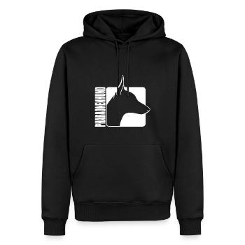 Pharaonenhund Profil Windhund Hunde Wilsigns - Männer Premium Bio Hoodie - Schwarz - Vorne - Nico (187cm)
