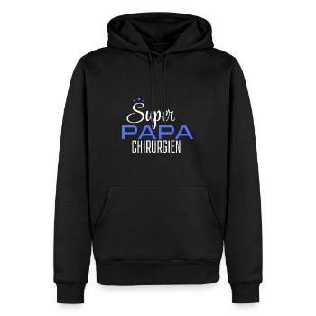 Super Papa Chirurg - Männer Premium Bio Hoodie - Schwarz - Vorne - Nico (187cm)