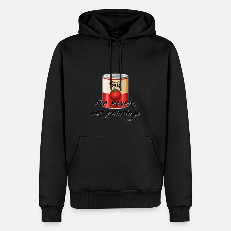 Soupe de tomates - Sweat à capuche Premium bio Homme - noir