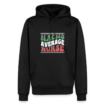 Nourriture mexicaine Cinco de Mayo Infirmière - Sweat à capuche Premium bio Homme - noir - Devant - Nico (187cm)