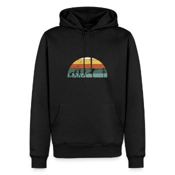 Disc Golf - Disc Golfing Spieler Ultimate Frisbee - Männer Premium Bio Hoodie - Schwarz - Vorne - Nico (187cm)