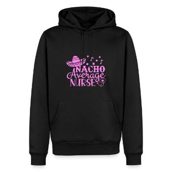 Nourriture mexicaine Cinco de Mayo Infirmière - Sweat à capuche Premium bio Homme - noir - Devant - Nico (187cm)