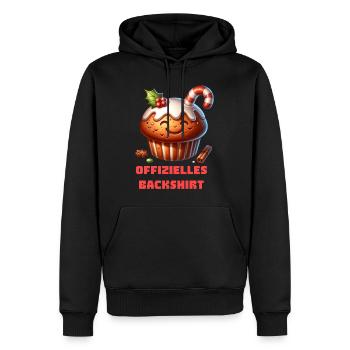Offizielles Backshirt Weihnachten Backen Nikolaus - Männer Premium Bio Hoodie - Schwarz - Vorne - Nico (187cm)