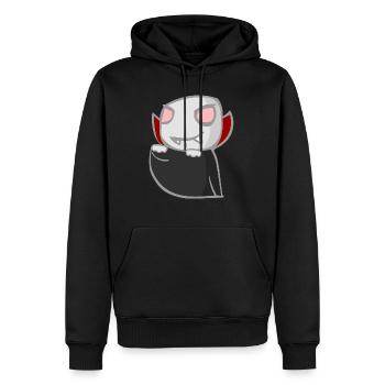 vampire - Men’s Premium Organic Hoodie - black - Front - Nico (187cm)