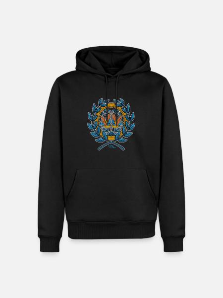 masamune - Männer Premium Bio Hoodie - Schwarz