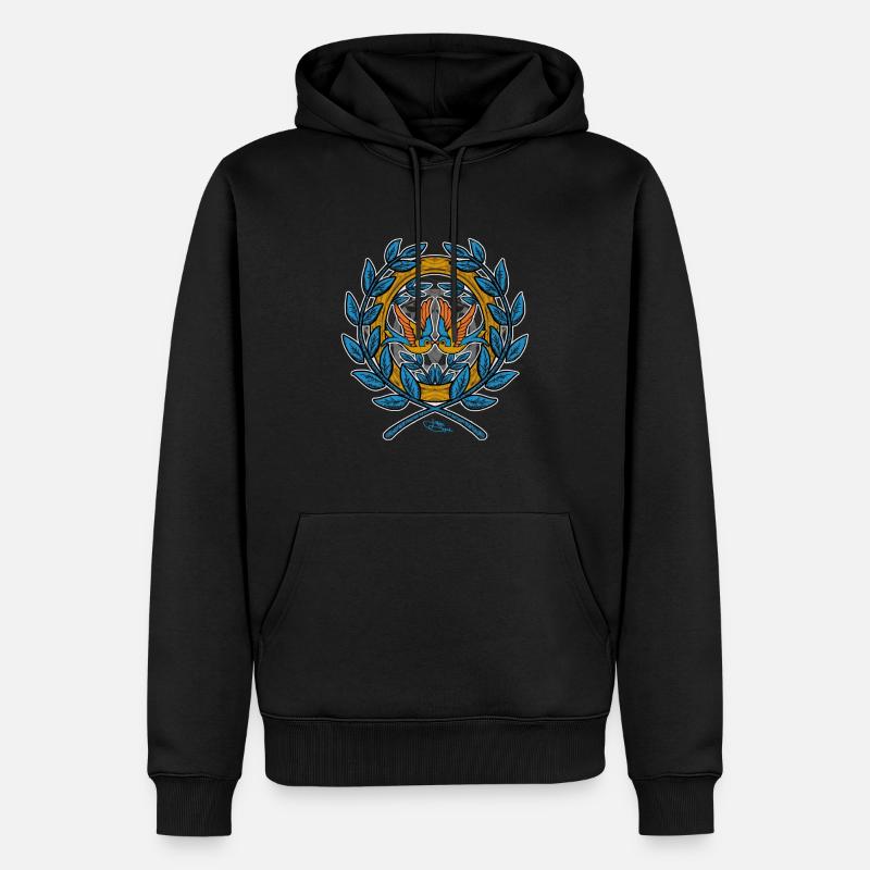masamune - Männer Premium Bio Hoodie - Schwarz