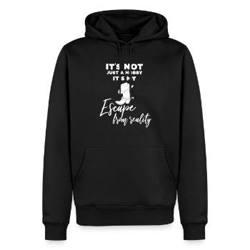 Linedance - Linedancer - Country - Hobby - Dire - Sweat à capuche Premium bio Homme - noir - Devant - Nico (187cm)