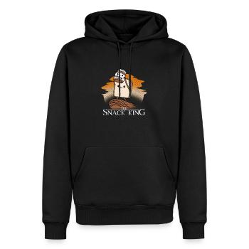 The Snack King Tostbrot Choco chocolat cadeau - Sweat à capuche Premium bio Homme - noir - Devant - Nico (187cm)