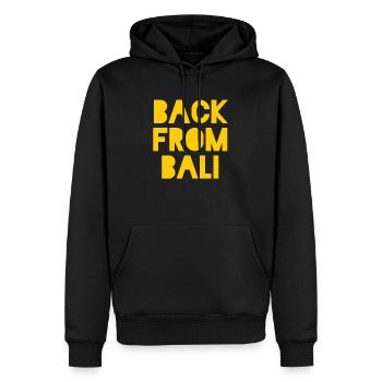 Bali Geschenk - Männer Premium Bio Hoodie - Schwarz - Vorne - Nico (187cm)