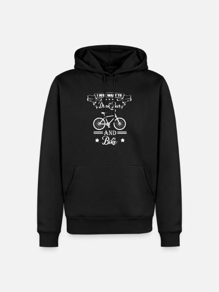 Bike - Men’s Premium Organic Hoodie - black